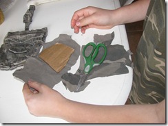 Homeschool Boys Craft Camo